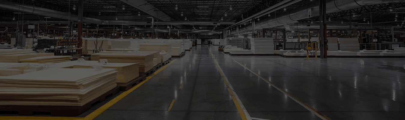 inside of a Tempur-Pedic mattress manufacturing plant